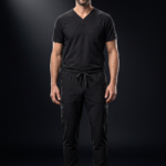 Black Signature Men's Scrub Set