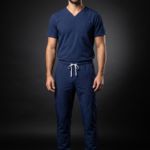 Navy Pro Men's Scrub Set