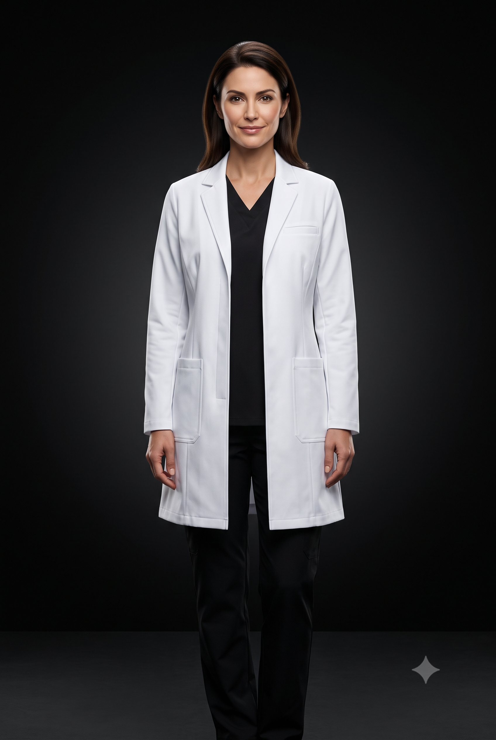 Gemini_Generated_Image_94q9g094q9g094q9 Women's Consultation Lab Coat - Image 1