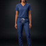 Navy Pro Women's Scrub Set