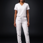 Pure White Elite Women's Scrub Set