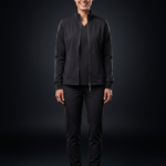Black Warm-Up Medical Jacket